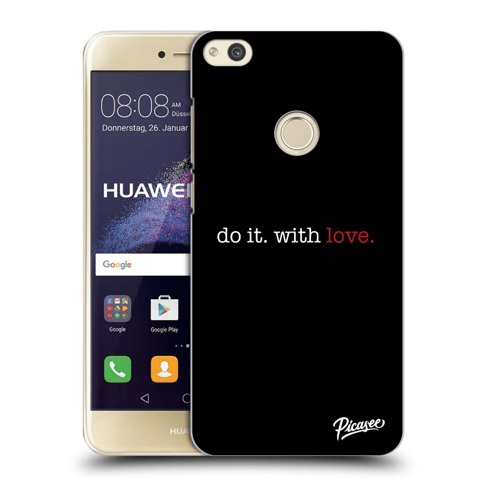 Picasee silikonowe przeźroczyste etui na Huawei P9 Lite 2017 - Do it. With love.