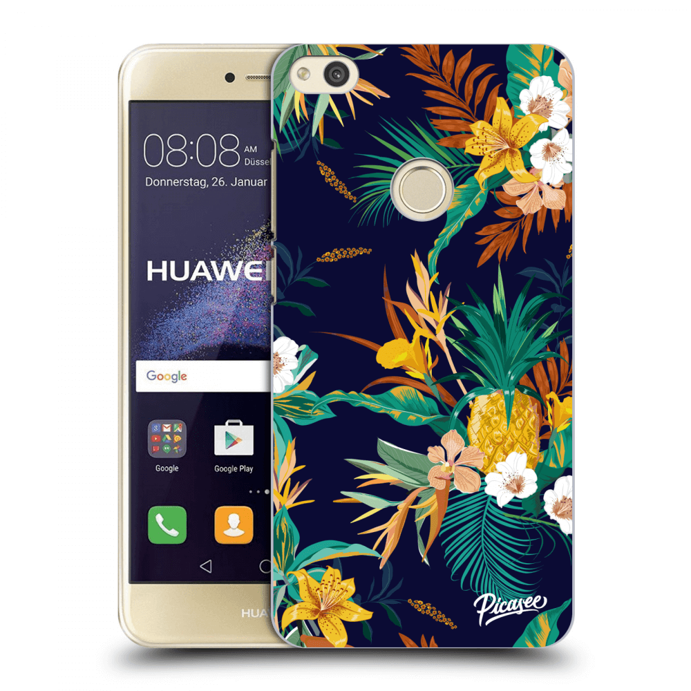 Picasee silikonowe przeźroczyste etui na Huawei P9 Lite 2017 - Pineapple Color