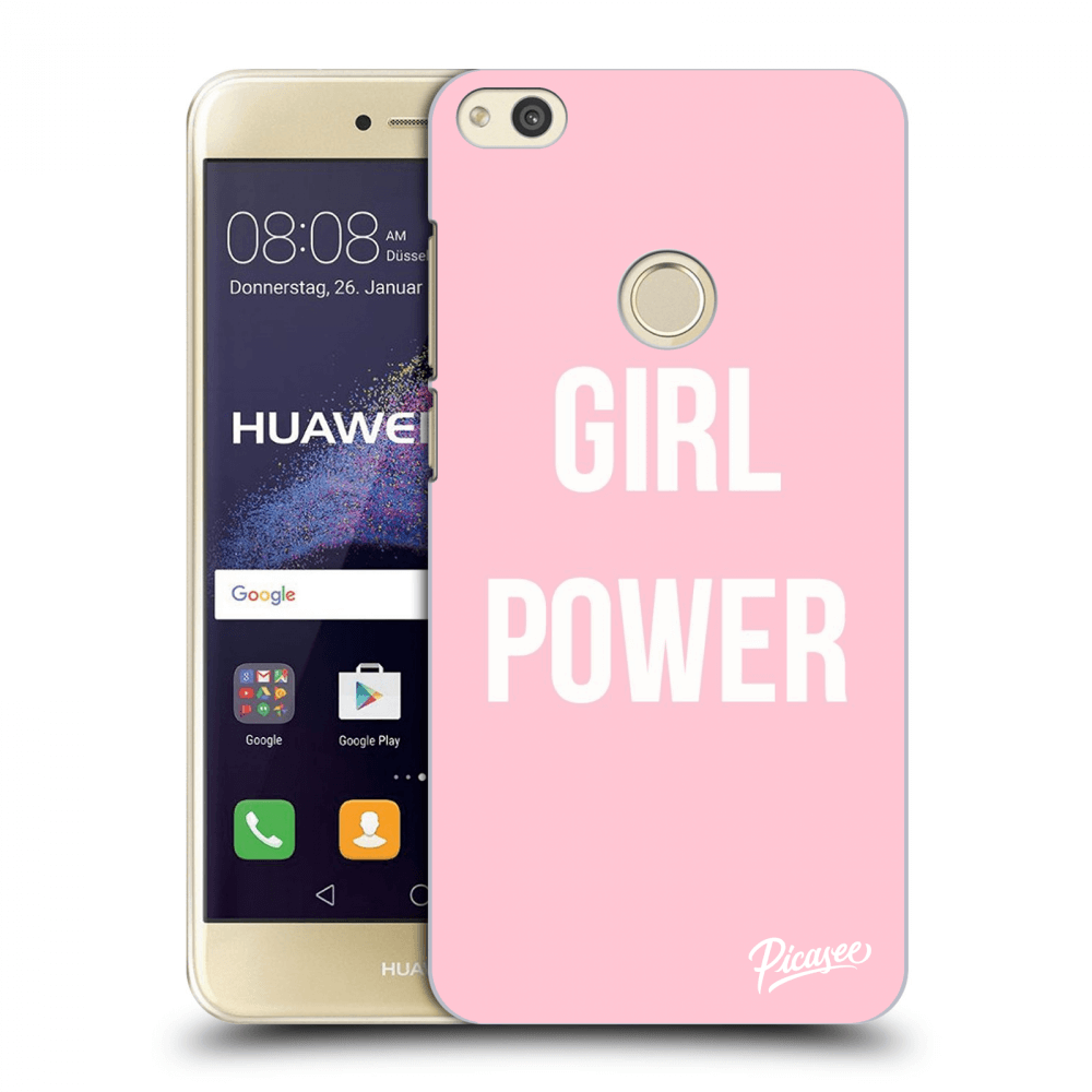 Picasee silikonowe przeźroczyste etui na Huawei P9 Lite 2017 - Girl power