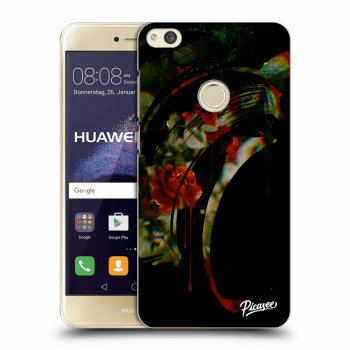 Picasee silikonowe przeźroczyste etui na Huawei P9 Lite 2017 - Roses black