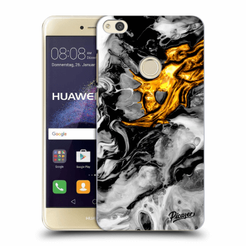 Etui na Huawei P9 Lite 2017 - Black Gold 2