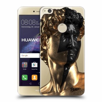 Picasee silikonowe przeźroczyste etui na Huawei P9 Lite 2017 - Wildfire - Gold