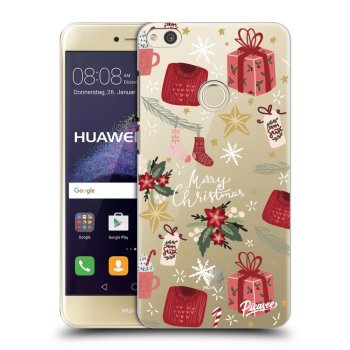 Picasee silikonowe przeźroczyste etui na Huawei P9 Lite 2017 - Christmas