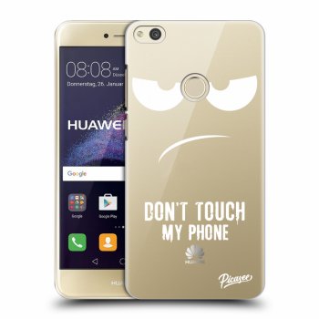 Picasee silikonowe przeźroczyste etui na Huawei P9 Lite 2017 - Don't Touch My Phone