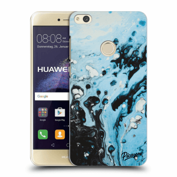Picasee silikonowe przeźroczyste etui na Huawei P9 Lite 2017 - Organic blue