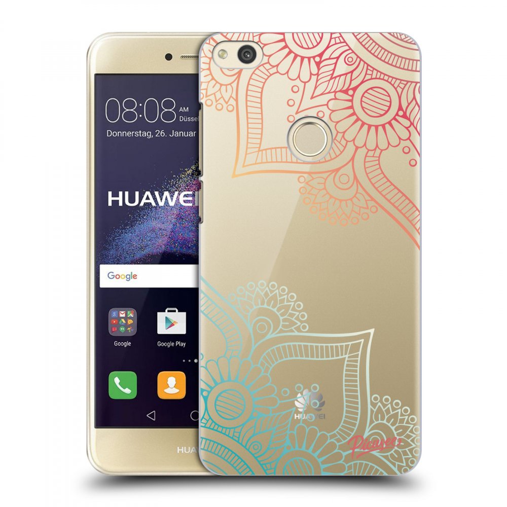 Picasee silikonowe przeźroczyste etui na Huawei P9 Lite 2017 - Flowers pattern
