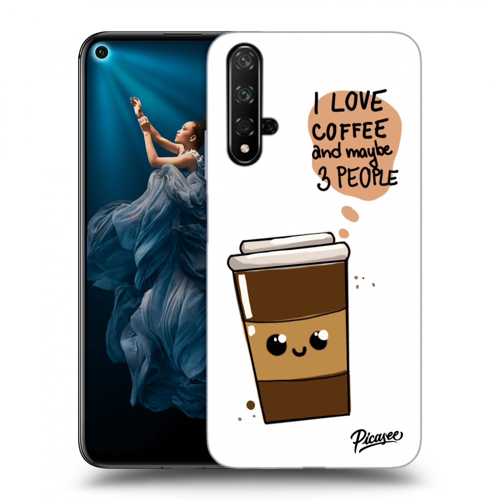 Picasee ULTIMATE CASE pro Honor 20 - Cute coffee