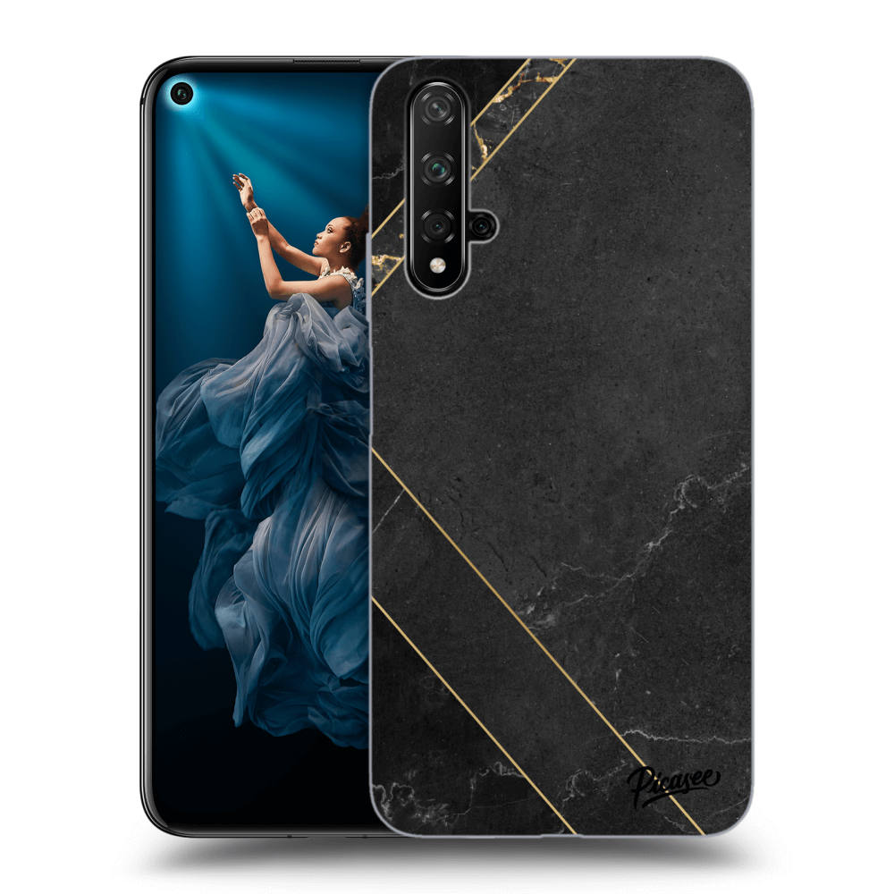 Picasee ULTIMATE CASE pro Honor 20 - Black tile