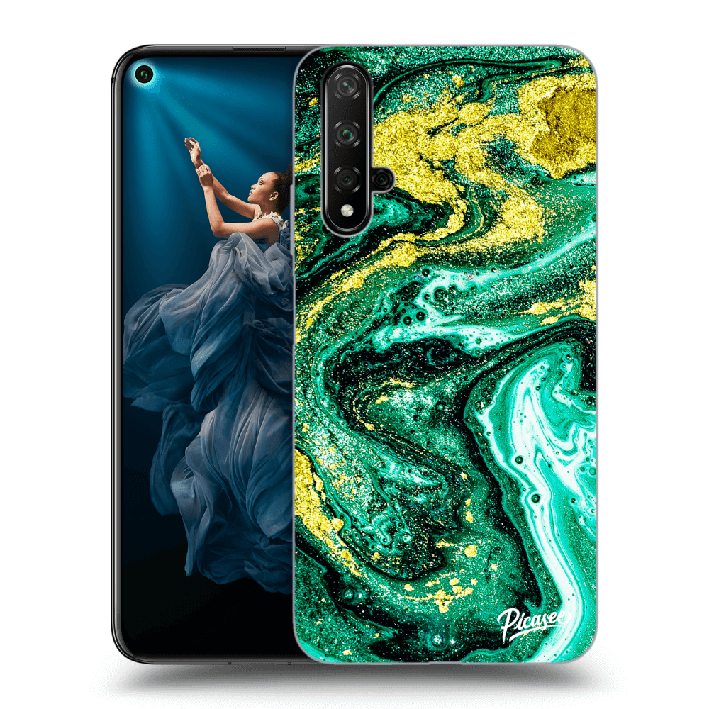 Picasee ULTIMATE CASE pro Honor 20 - Green Gold