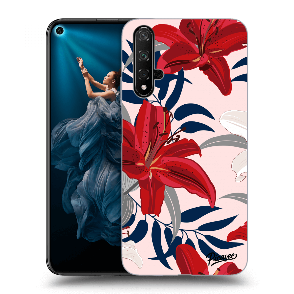 Picasee ULTIMATE CASE pro Honor 20 - Red Lily