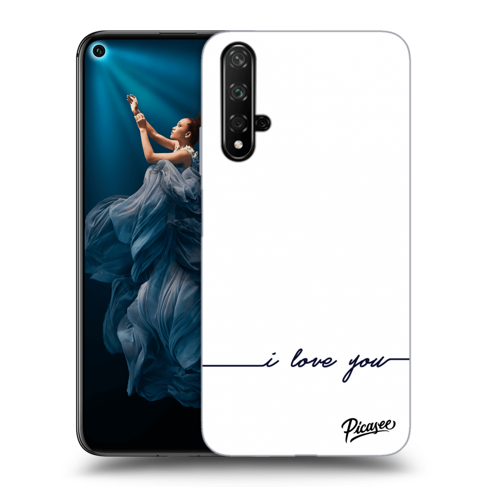 Picasee ULTIMATE CASE pro Honor 20 - I love you