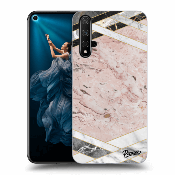 Etui na Honor 20 - Pink geometry