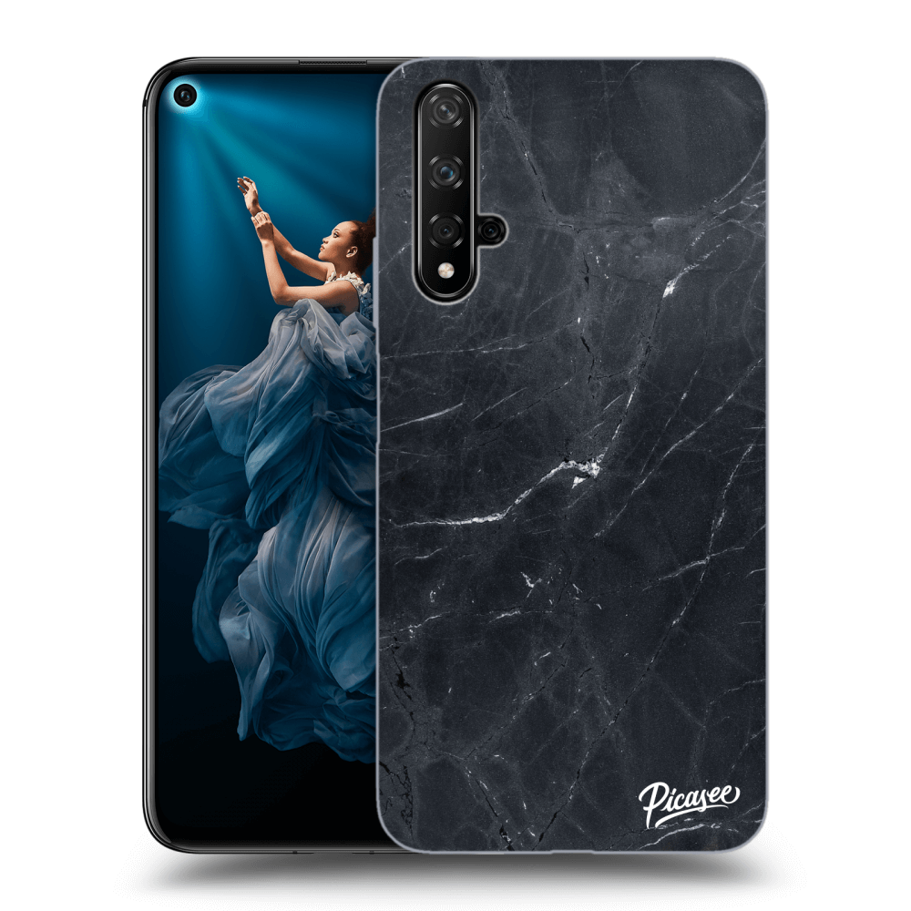 Picasee ULTIMATE CASE pro Honor 20 - Black marble