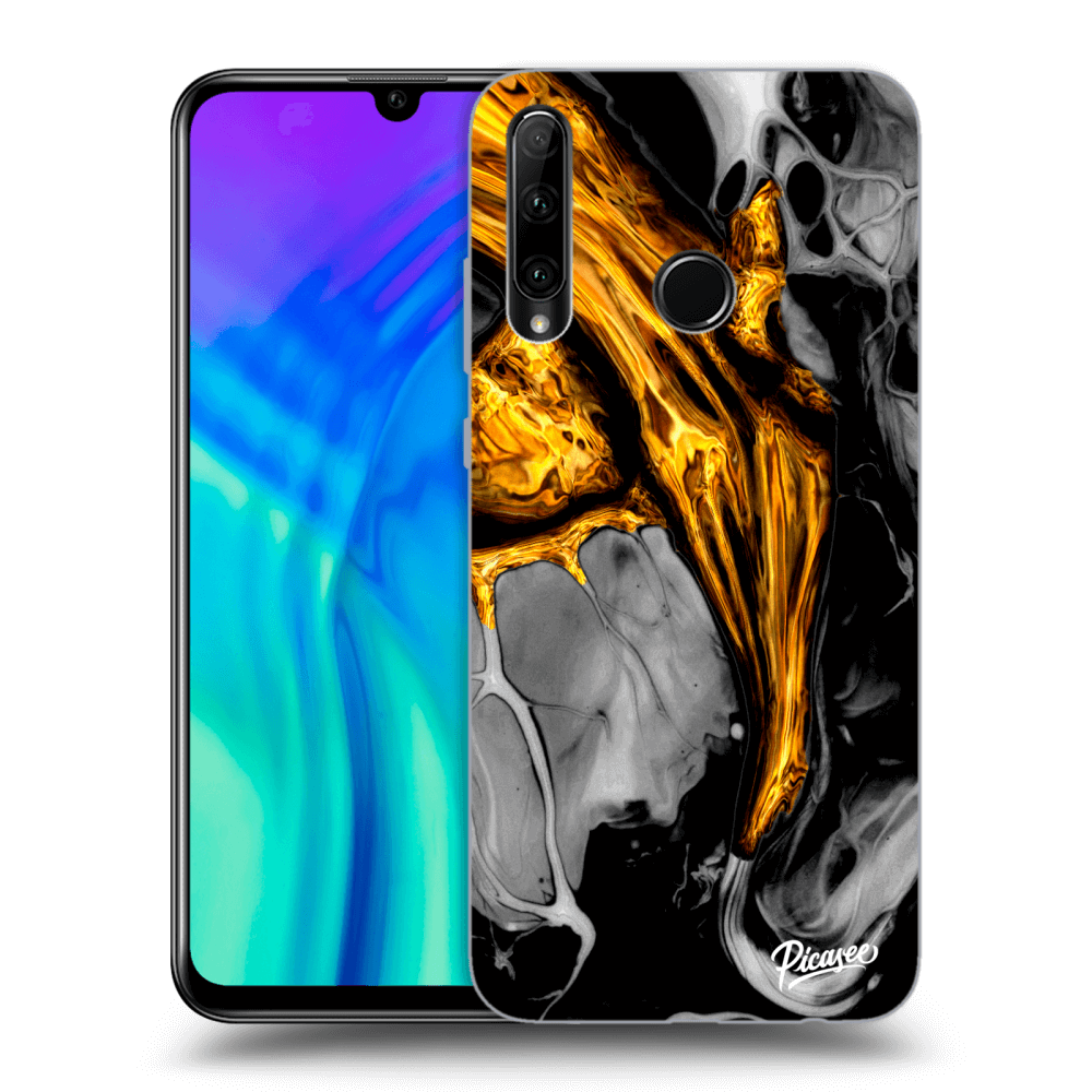 Picasee ULTIMATE CASE pro Honor 20 Lite - Black Gold
