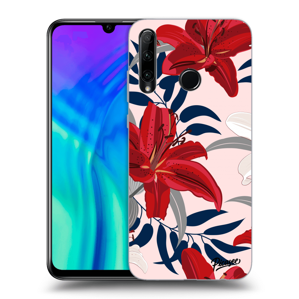 Picasee ULTIMATE CASE pro Honor 20 Lite - Red Lily