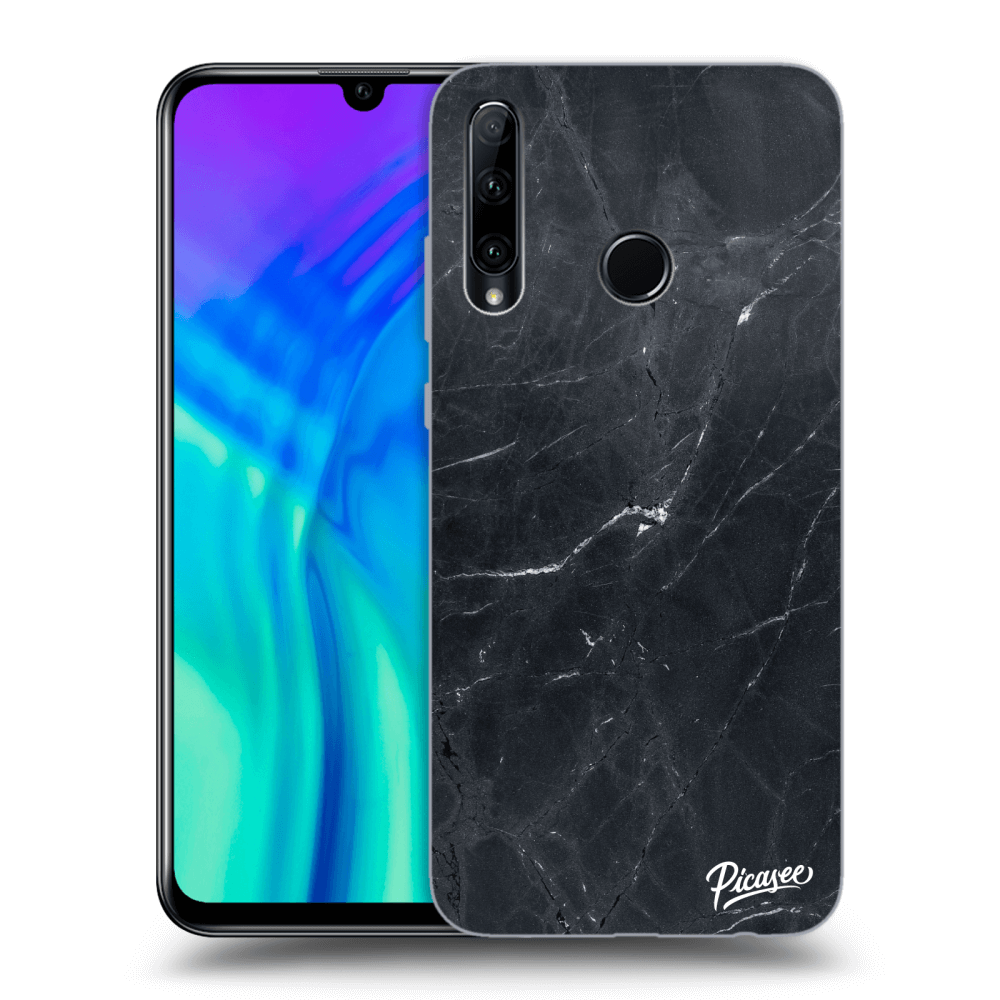 Picasee ULTIMATE CASE pro Honor 20 Lite - Black marble