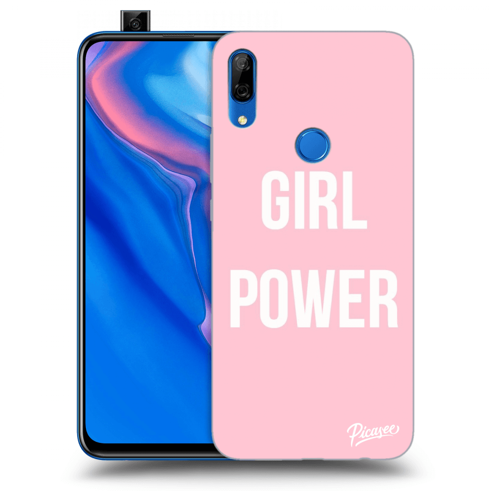 Picasee silikonowe przeźroczyste etui na Huawei P Smart Z - Girl power