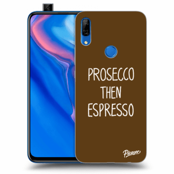 Picasee silikonowe czarne etui na Huawei P Smart Z - Prosecco then espresso