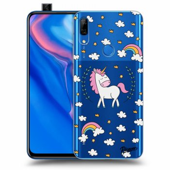 Picasee silikonowe przeźroczyste etui na Huawei P Smart Z - Unicorn star heaven