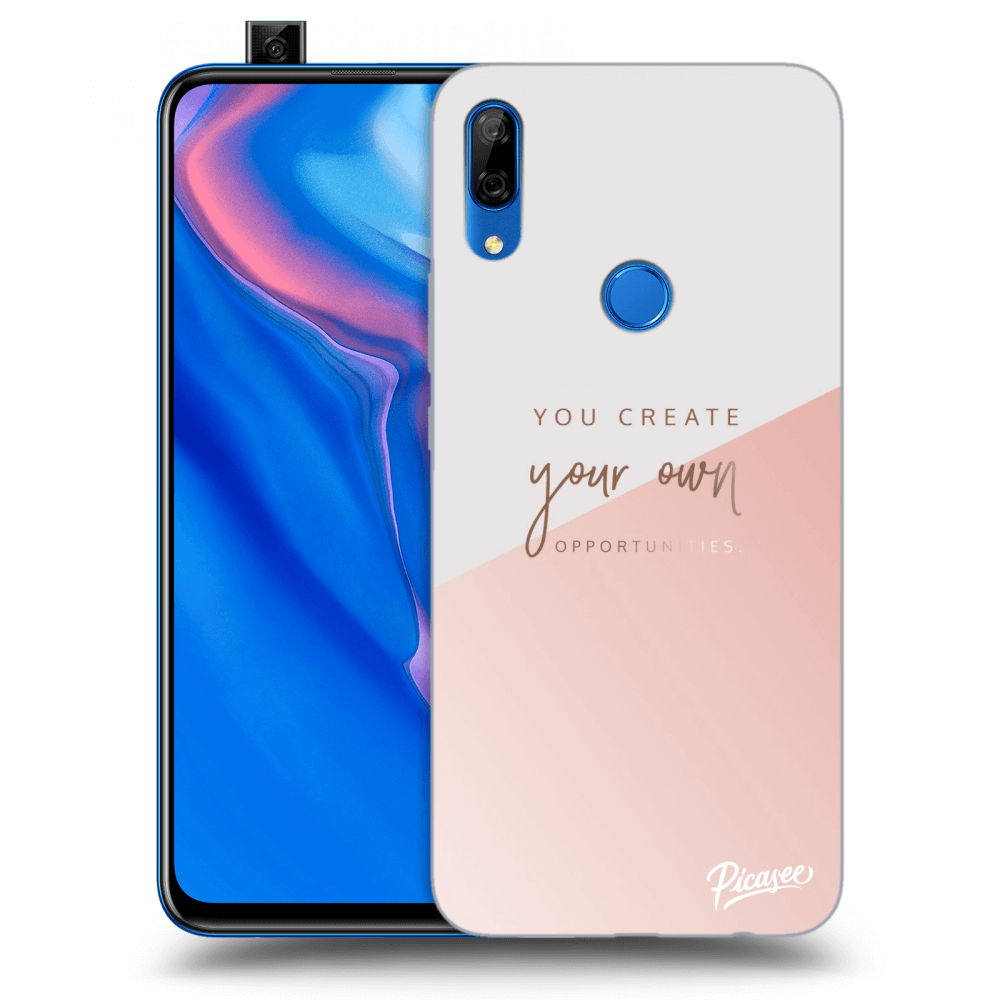 Picasee silikonowe czarne etui na Huawei P Smart Z - You create your own opportunities