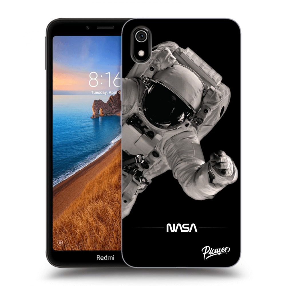 Picasee silikonowe przeźroczyste etui na Xiaomi Redmi 7A - Astronaut Big