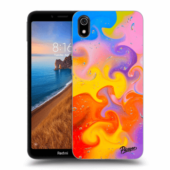 Picasee silikonowe przeźroczyste etui na Xiaomi Redmi 7A - Bubbles