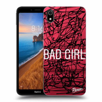 Picasee silikonowe przeźroczyste etui na Xiaomi Redmi 7A - Bad girl