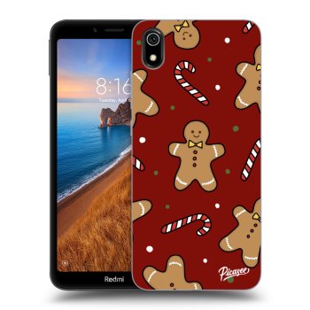 Picasee silikonowe czarne etui na Xiaomi Redmi 7A - Gingerbread 2