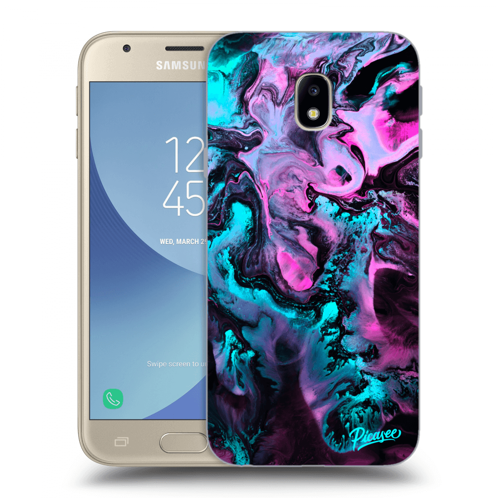 Picasee silikonowe przeźroczyste etui na Samsung Galaxy J3 2017 J330F - Lean