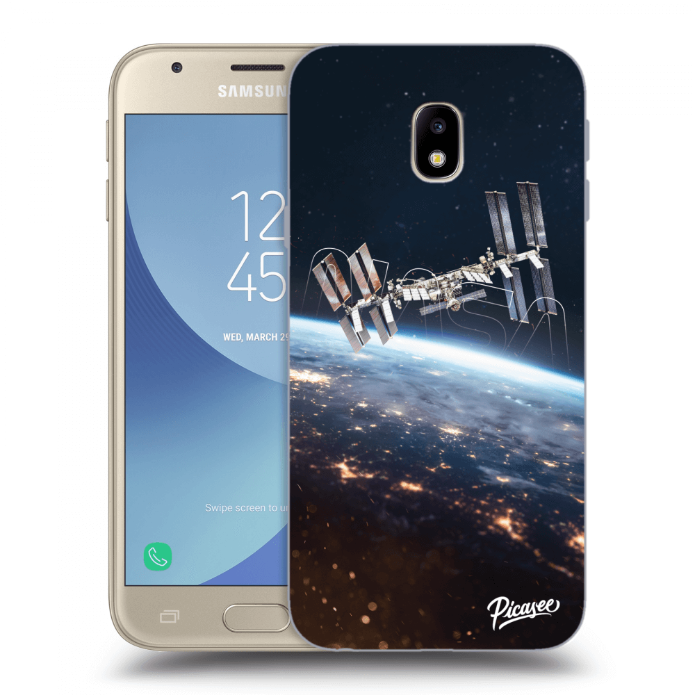 Picasee silikonowe przeźroczyste etui na Samsung Galaxy J3 2017 J330F - Station