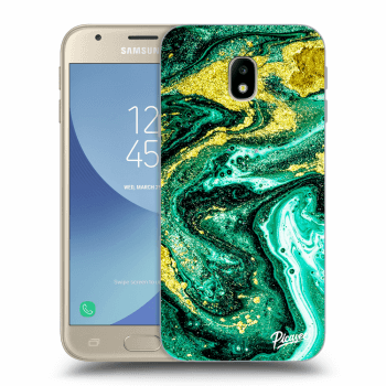 Etui na Samsung Galaxy J3 2017 J330F - Green Gold