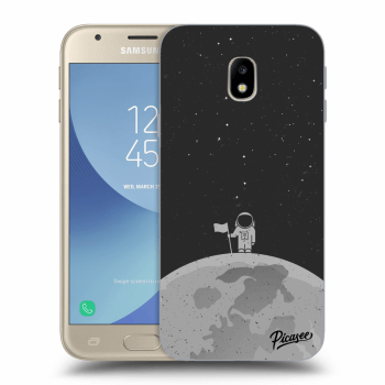 Picasee silikonowe przeźroczyste etui na Samsung Galaxy J3 2017 J330F - Astronaut