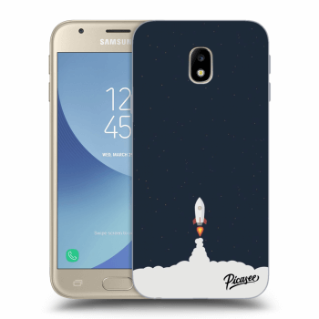 Picasee silikonowe przeźroczyste etui na Samsung Galaxy J3 2017 J330F - Astronaut 2