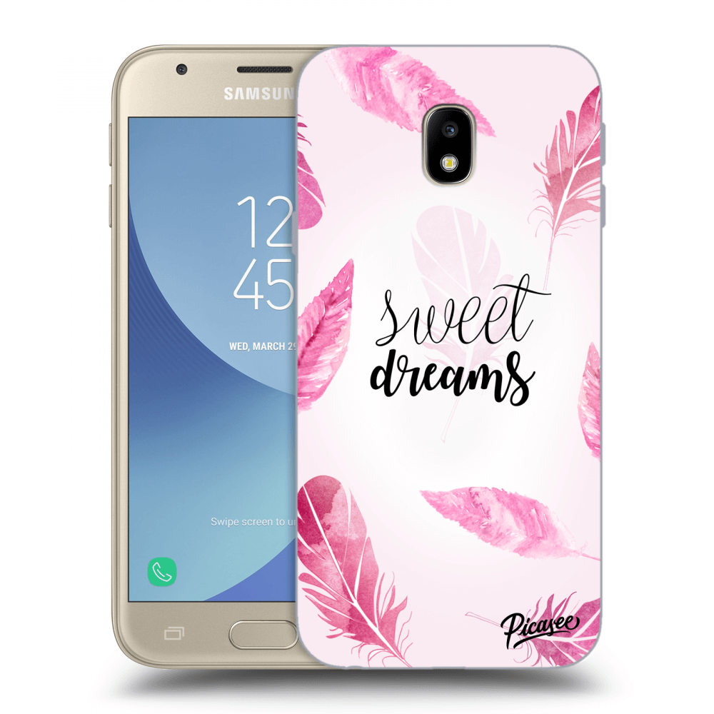 Picasee silikonowe przeźroczyste etui na Samsung Galaxy J3 2017 J330F - Sweet dreams