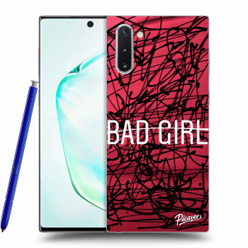 Picasee silikonowe przeźroczyste etui na Samsung Galaxy Note 10 N970F - Bad girl