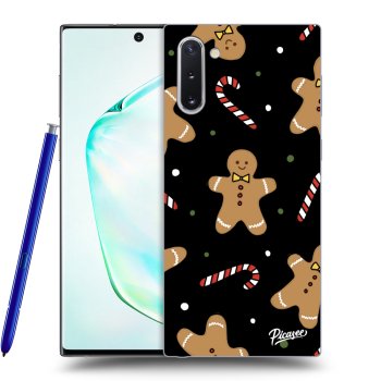 Picasee silikonowe czarne etui na Samsung Galaxy Note 10 N970F - Gingerbread