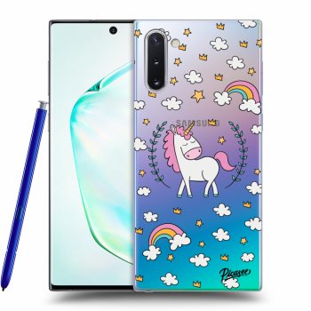 Picasee silikonowe przeźroczyste etui na Samsung Galaxy Note 10 N970F - Unicorn star heaven