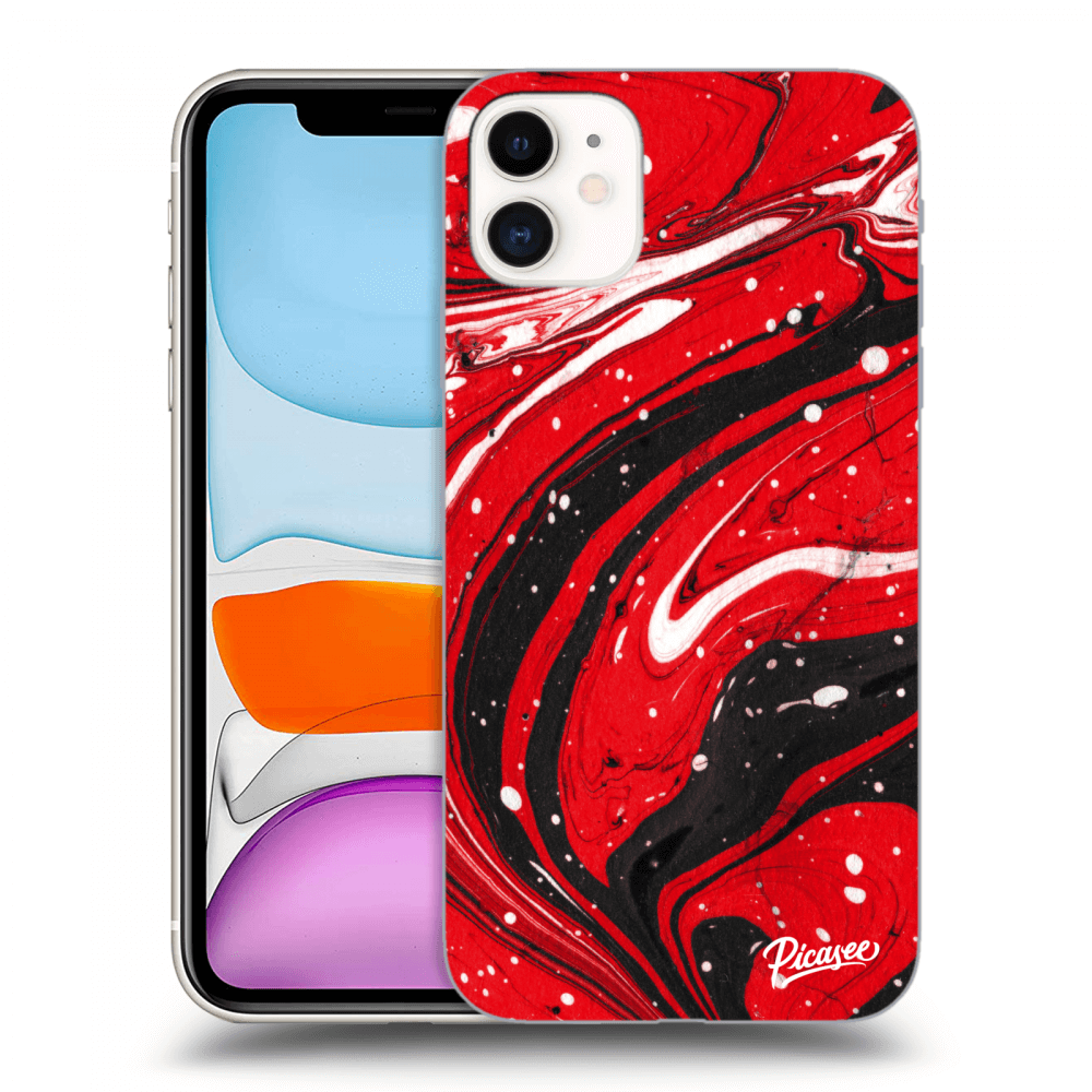 Picasee ULTIMATE CASE pro Apple iPhone 11 - Red black