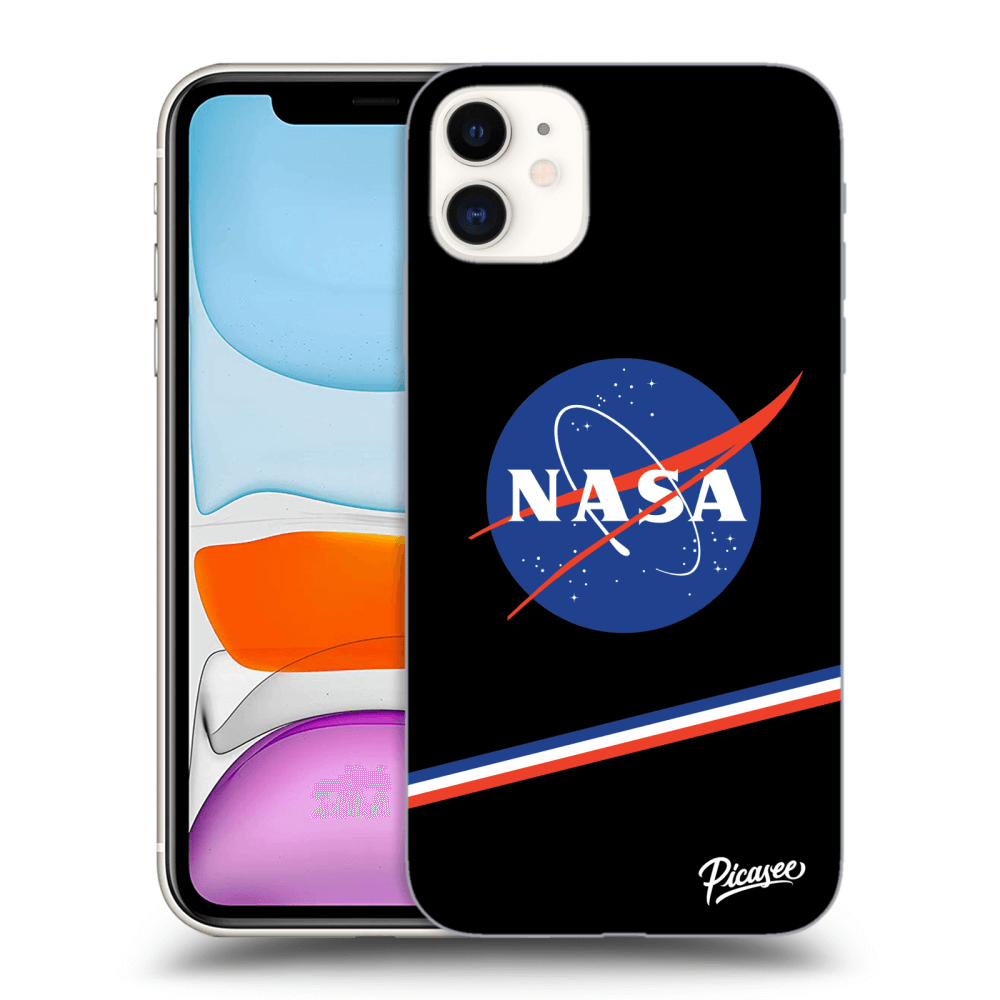 Picasee silikonowe przeźroczyste etui na Apple iPhone 11 - NASA Original