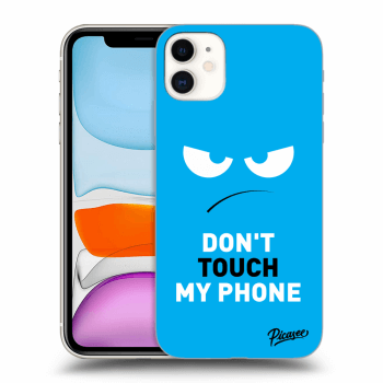 Etui na Apple iPhone 11 - Angry Eyes - Blue