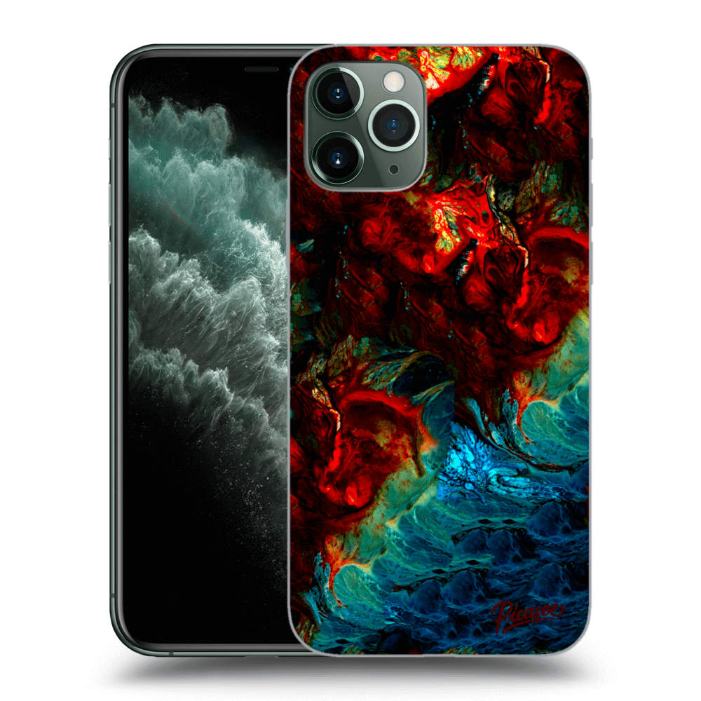 Picasee silikonowe przeźroczyste etui na Apple iPhone 11 Pro - Universe