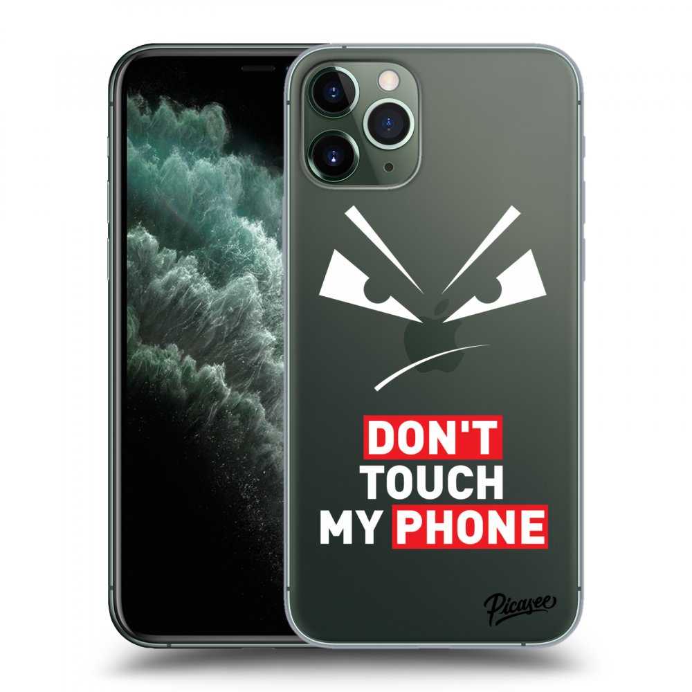 Picasee silikonowe przeźroczyste etui na Apple iPhone 11 Pro - Evil Eye - Transparent