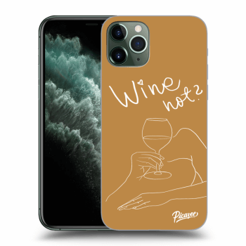Picasee silikonowe przeźroczyste etui na Apple iPhone 11 Pro - Wine not