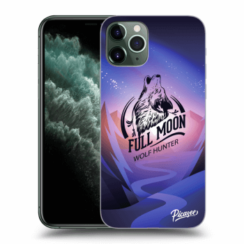 Picasee silikonowe przeźroczyste etui na Apple iPhone 11 Pro - Wolf