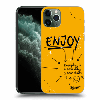 Picasee silikonowe przeźroczyste etui na Apple iPhone 11 Pro - Enjoy