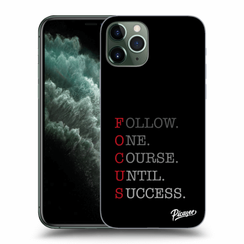 Picasee silikonowe przeźroczyste etui na Apple iPhone 11 Pro - Focus