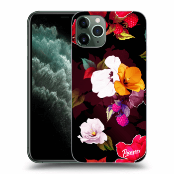 Picasee silikonowe przeźroczyste etui na Apple iPhone 11 Pro - Flowers and Berries