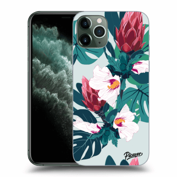 Picasee silikonowe przeźroczyste etui na Apple iPhone 11 Pro - Rhododendron