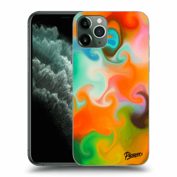 Picasee silikonowe przeźroczyste etui na Apple iPhone 11 Pro - Juice
