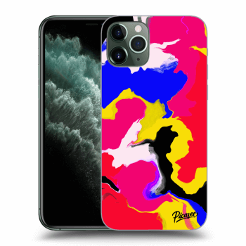 Picasee silikonowe przeźroczyste etui na Apple iPhone 11 Pro - Watercolor